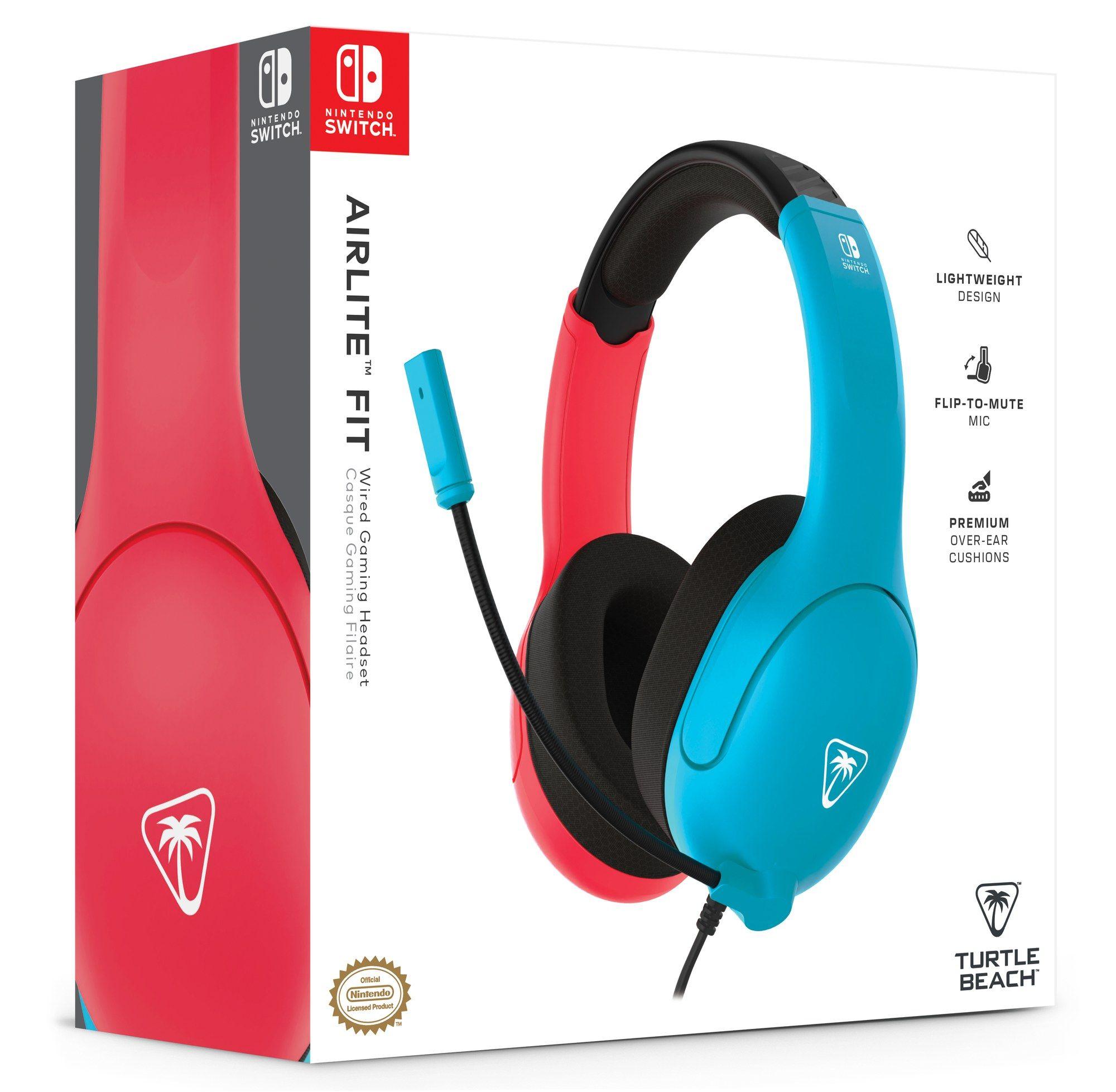 Headset Gaming TURTLE BEACH Airlite Fit (Binaural - Com fios - Circum-aural - Preto/Azul/Vermelho) — miniatura 10