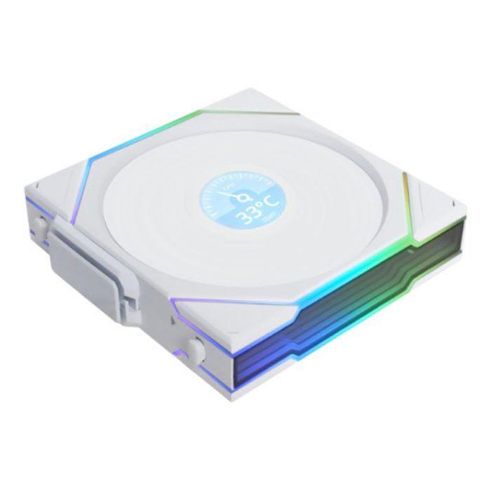Ventoinha LIAN LI UNI TL120 LCD Wireless (Multicolorida - Branco) — miniatura 2