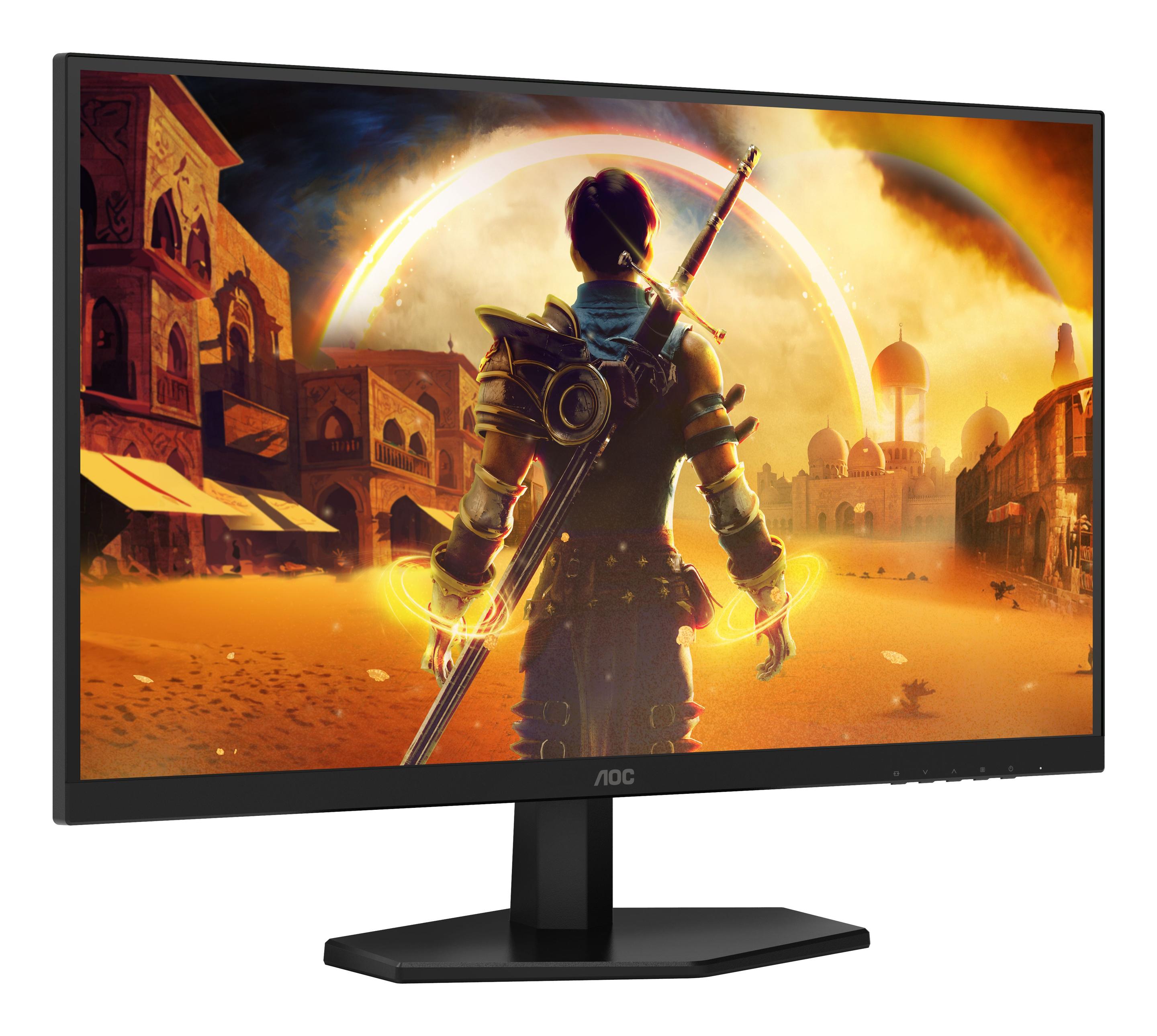Monitor AOC Q27G42XNE (27" - Fast VA - 180 Hz - Preto e Vermelho) — miniatura 5