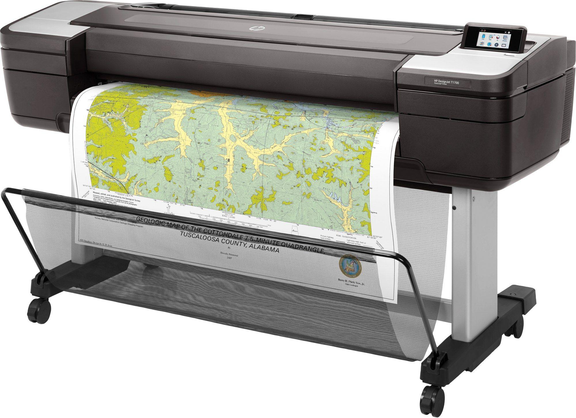 Plotter HP DesignJet T1700 (Com Fios - Preto) — miniatura 2