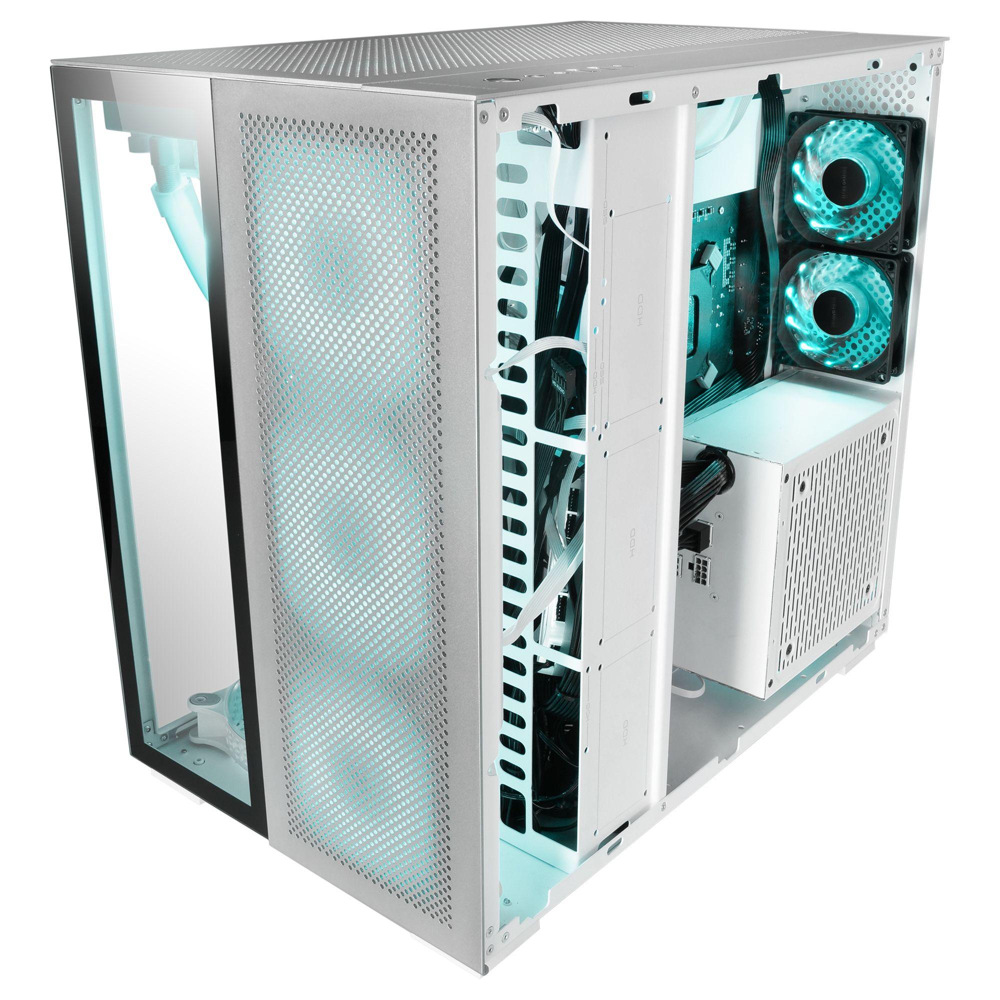 Caixa de Computador MARS GAMING MCNOVA (Torre - Vidro temperado, Alumínio - 16 cm - Alumínio e Preto) — miniatura 3