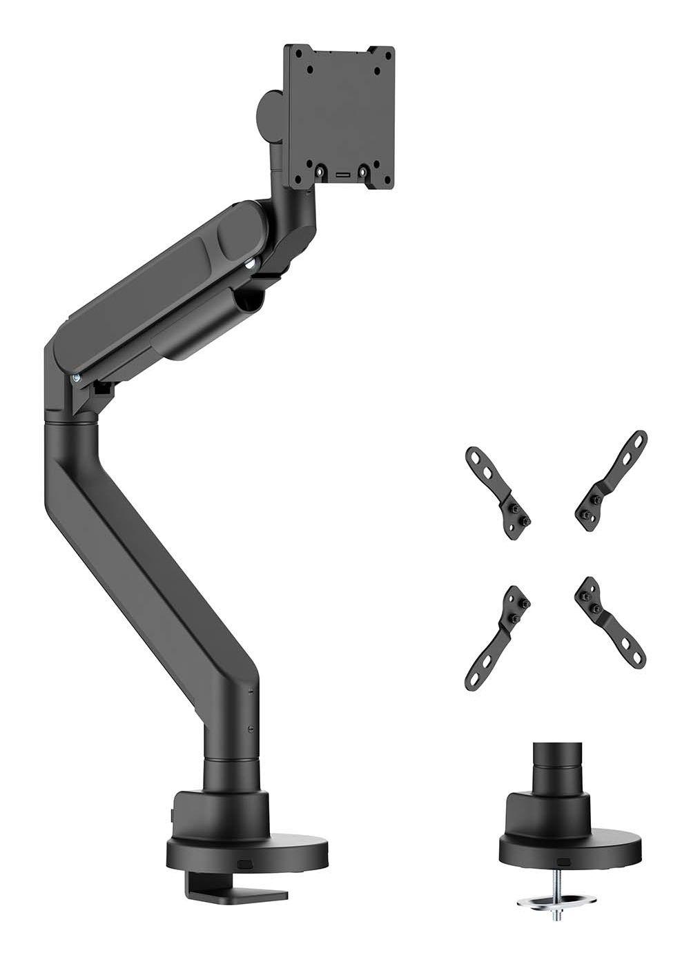 Suporte de Mesa para Monitor/TV AISENS DT57TSR-307 (200 x 200 mm - 75 x 75 mm - 144,8 cm - Preto)