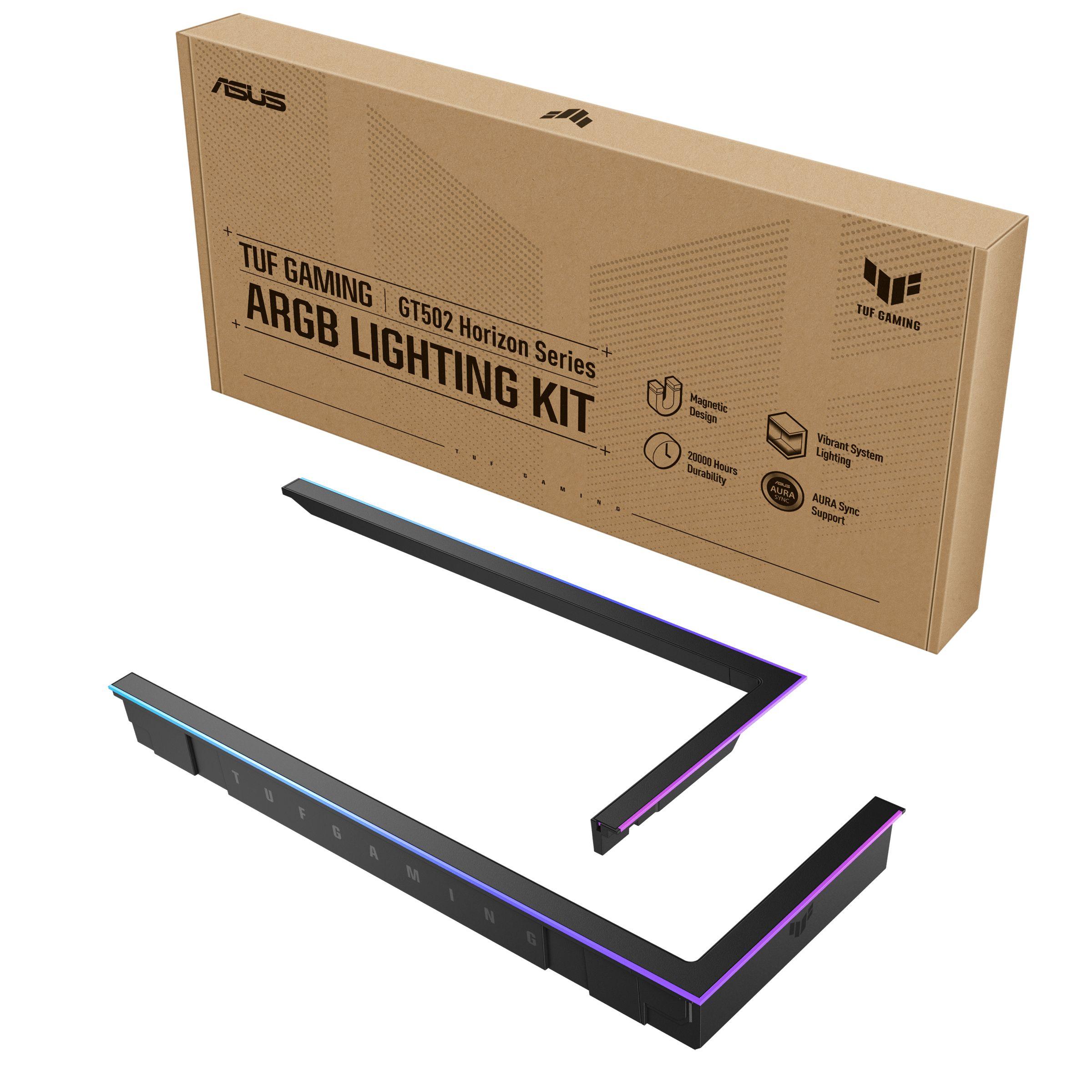 Kit de Iluminação ARGB para Caixa PC ASUS TUF GAMING GT502 Horizon (Midi Tower - Multicor - Preto) — miniatura 5