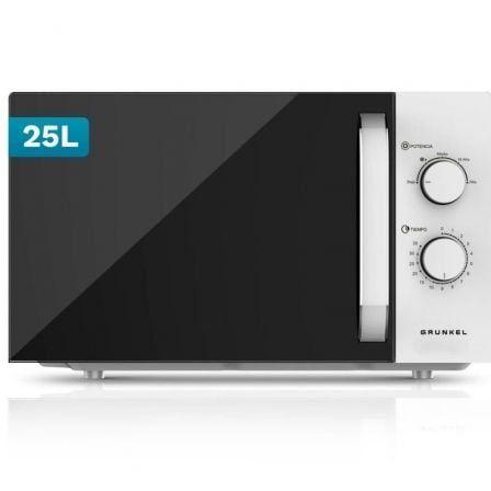 Micro-ondas Independente GRUNKEL MW-25EASY (850 W - 25 L - Rotativo - Branco)