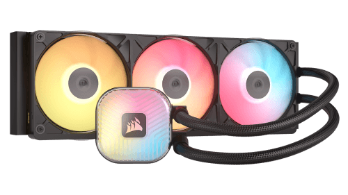Kit de Refrigeração Líquida CPU CORSAIR iCUE LINK TITAN II 360 RX RGB (RGB - Preto)