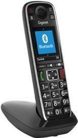Telefone Sem Fios GIGASET E720 (14 h - Preto)