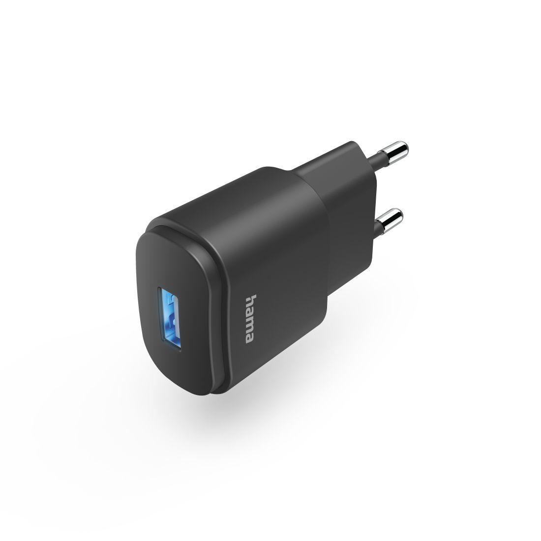 Carregador de Dispositivos Móveis HAMA 00201644 (Preto)