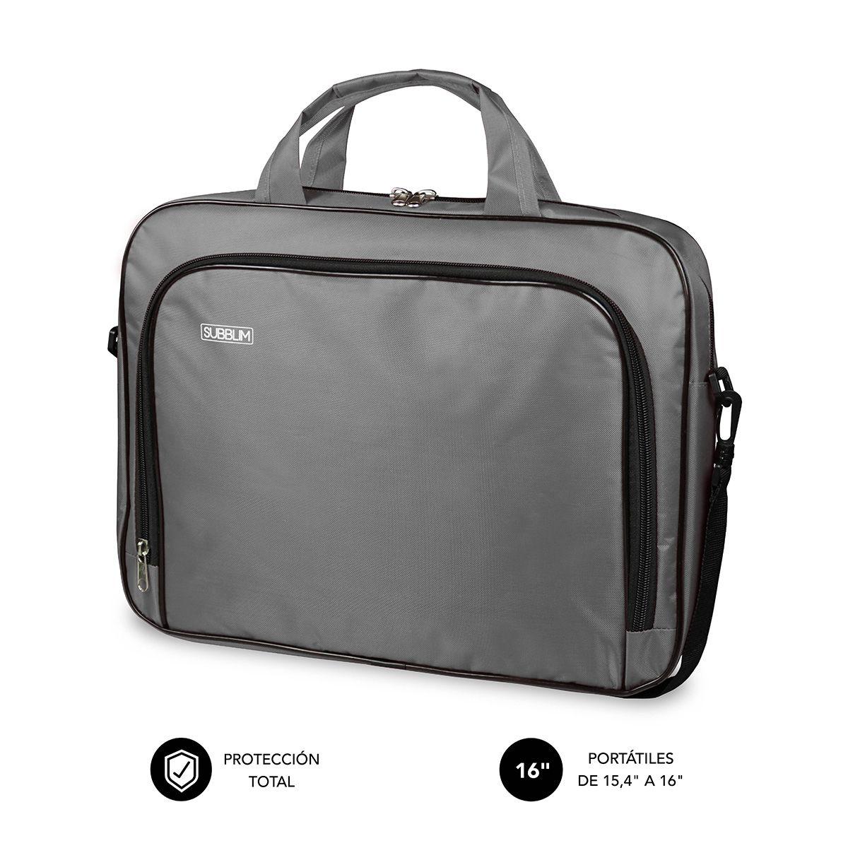Mala para Portátil SUBBLIM Oxford (Poliéster - 40,6 cm - Altura 29 cm - Cinzento)