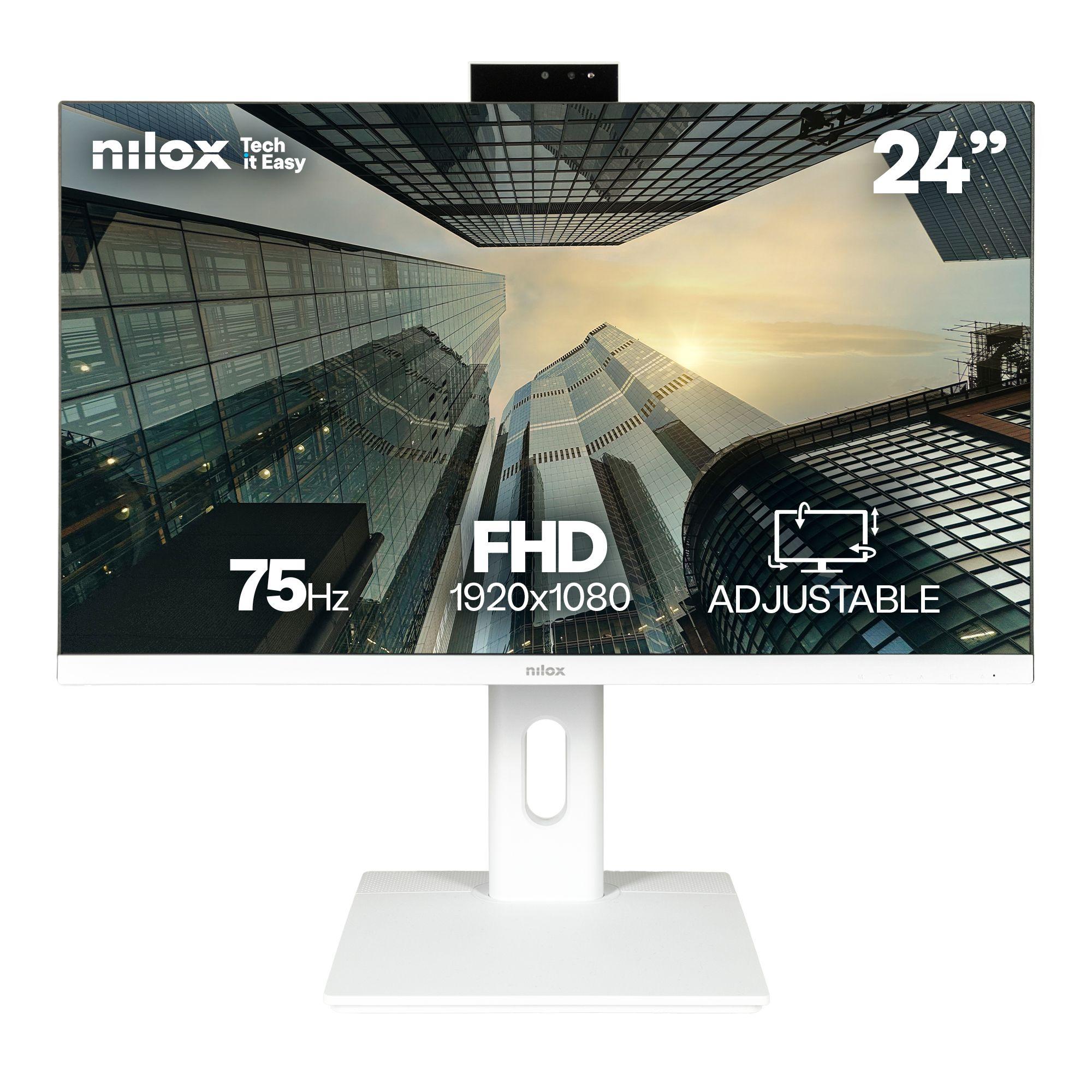 Monitor NILOX NXM24REGWEB01W (23,8" - IPS - 75 Hz - Branco)