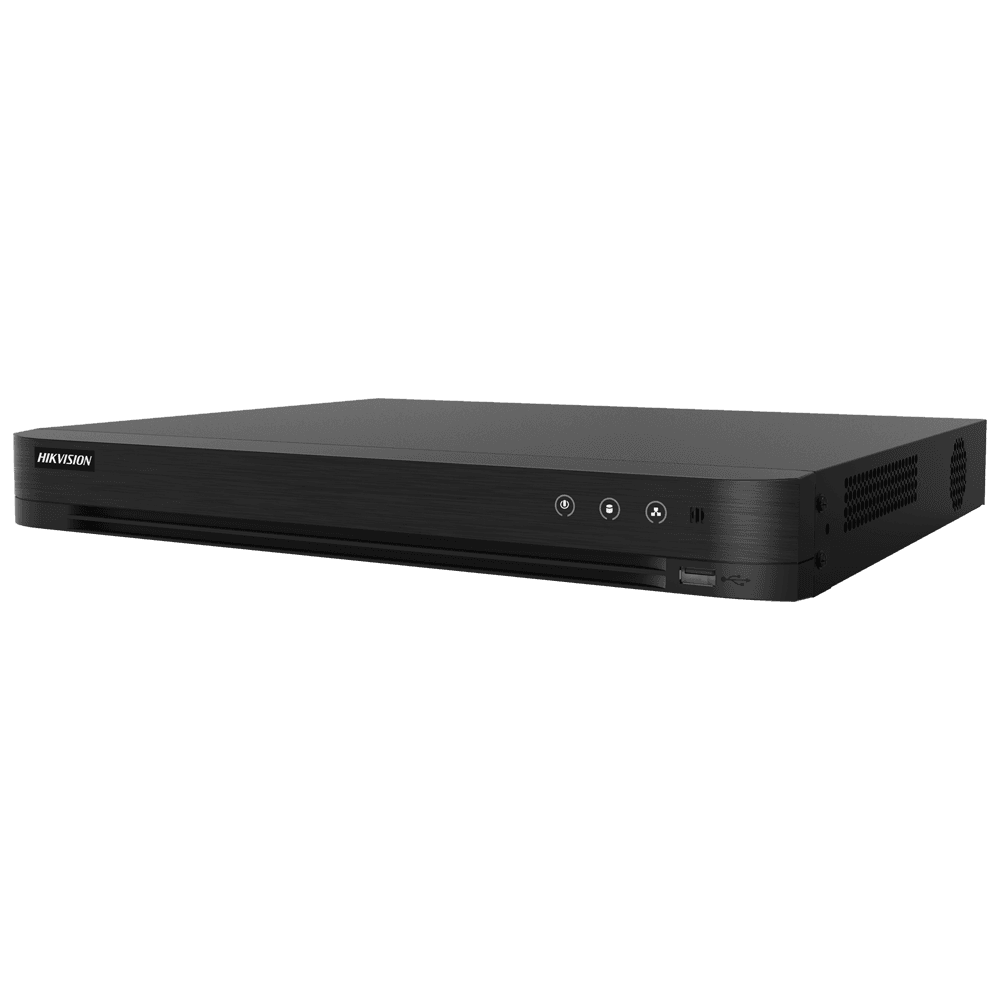 Gravador DVR HIKVISION iDS-7208HUHI-M2/P(C)/4A+8/4ALM (8 canais - 4K - Preto)
