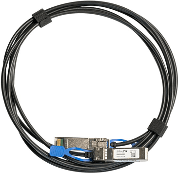 Cabo DAC MIKROTIK XS+DA0001 (SFP/SFP+/SFP28 - 25G - 1 m - Preto)