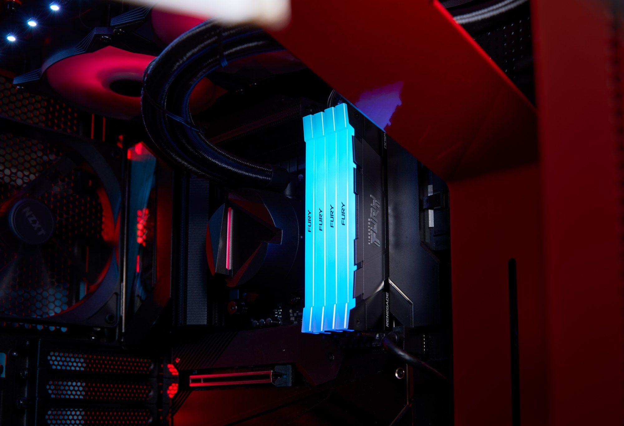 Memória RAM KINGSTON FURY Renegade RGB KF440C19RB2A/8 (4000 MHz - 8 GB - DIMM), miniatura 8