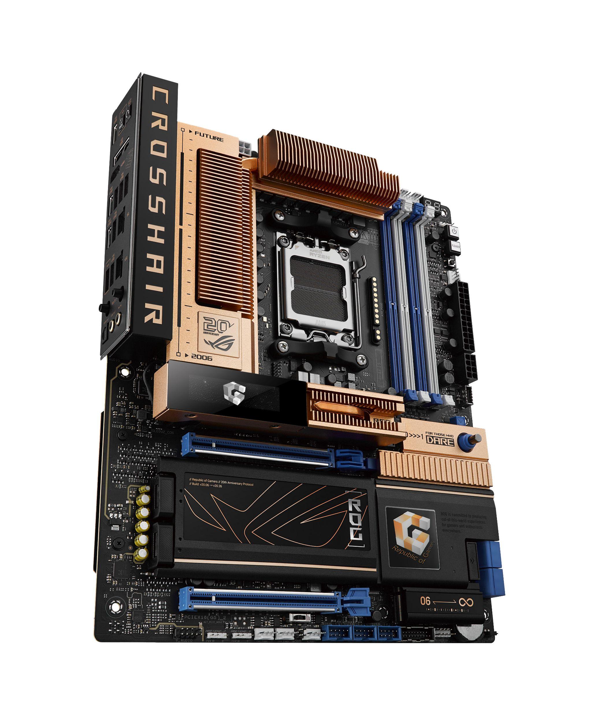 Motherboard ASUS ROG Crosshair 2006 (AM5 - ATX - Duplo canal - Preto e Dourado), miniatura 5