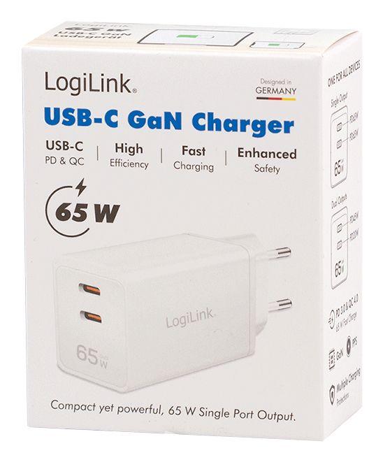 Carregador USB-C LOGILINK PA0367 (65 W - Branco), miniatura 6