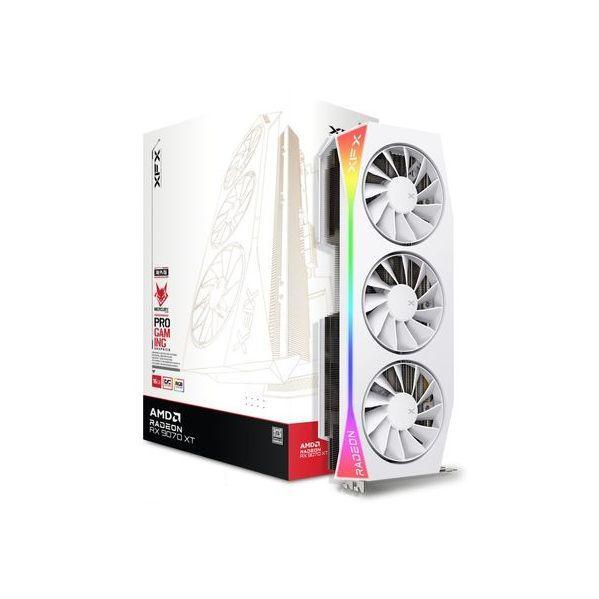 Placa Gráfica XFX Radeon RX 9070 XT Mercury Gaming RGB OC X3 (Radeon RX 9070 XT - 20 Gbit/s - 16 GB - Branco), miniatura 5