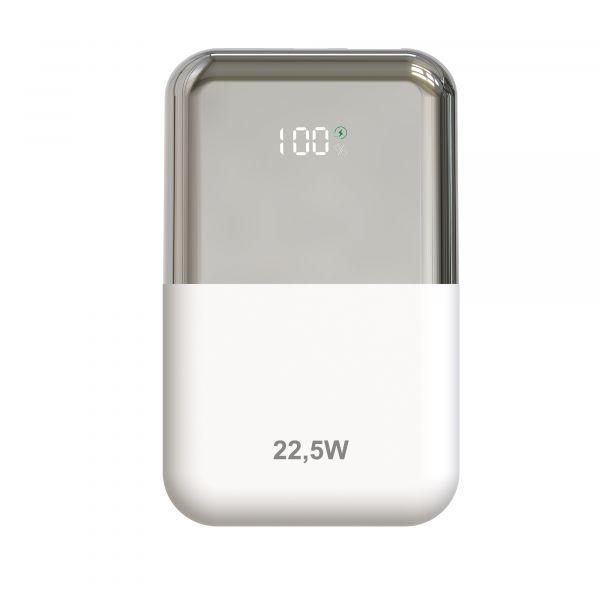 Powerbank LEOTEC LEPOW22W10WS (10 000 mAh - 38,5 Wh - USB-A - Branco), miniatura 2