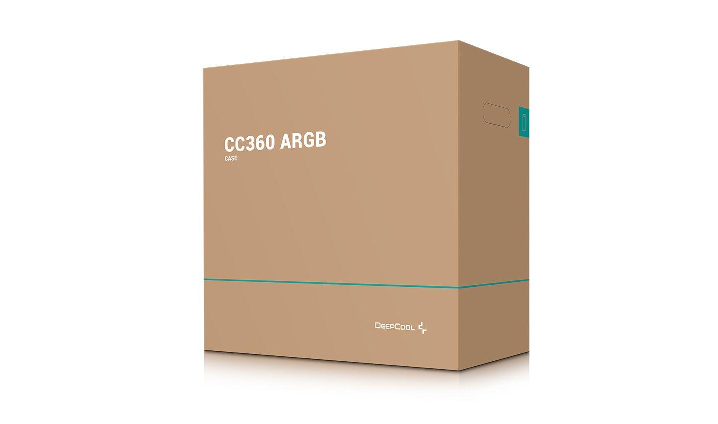 Caixa de Computador DEEPCOOL CC360 ARGB (Micro ATX, Mini-ITX - ATX, PS2 - Mini Tower - Preto) — miniatura 14