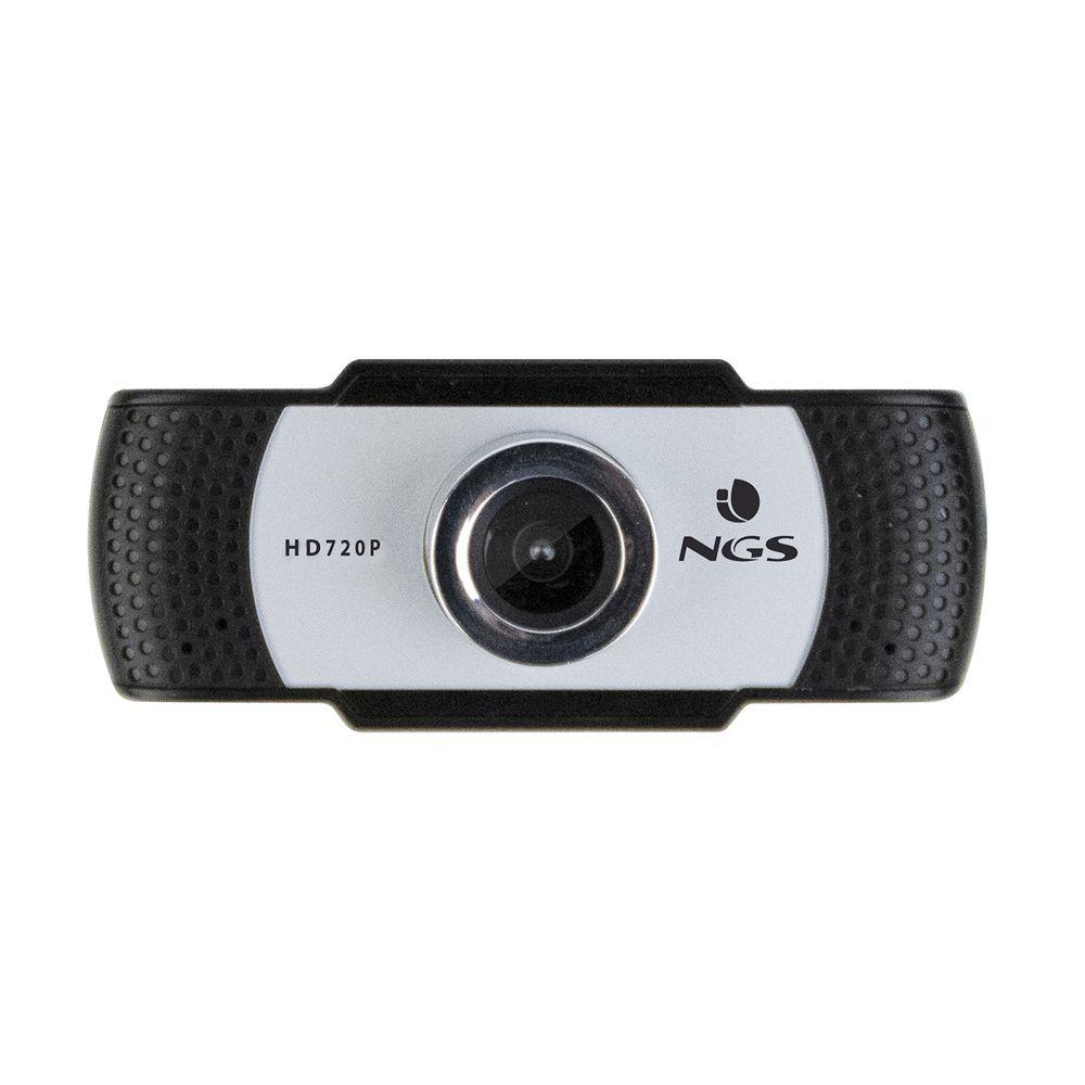Webcam NGS XpressCam720 (1280 x 720 pixels - 720p - USB 2.0 - Preto, Cinzento e Prateado) — miniatura 2
