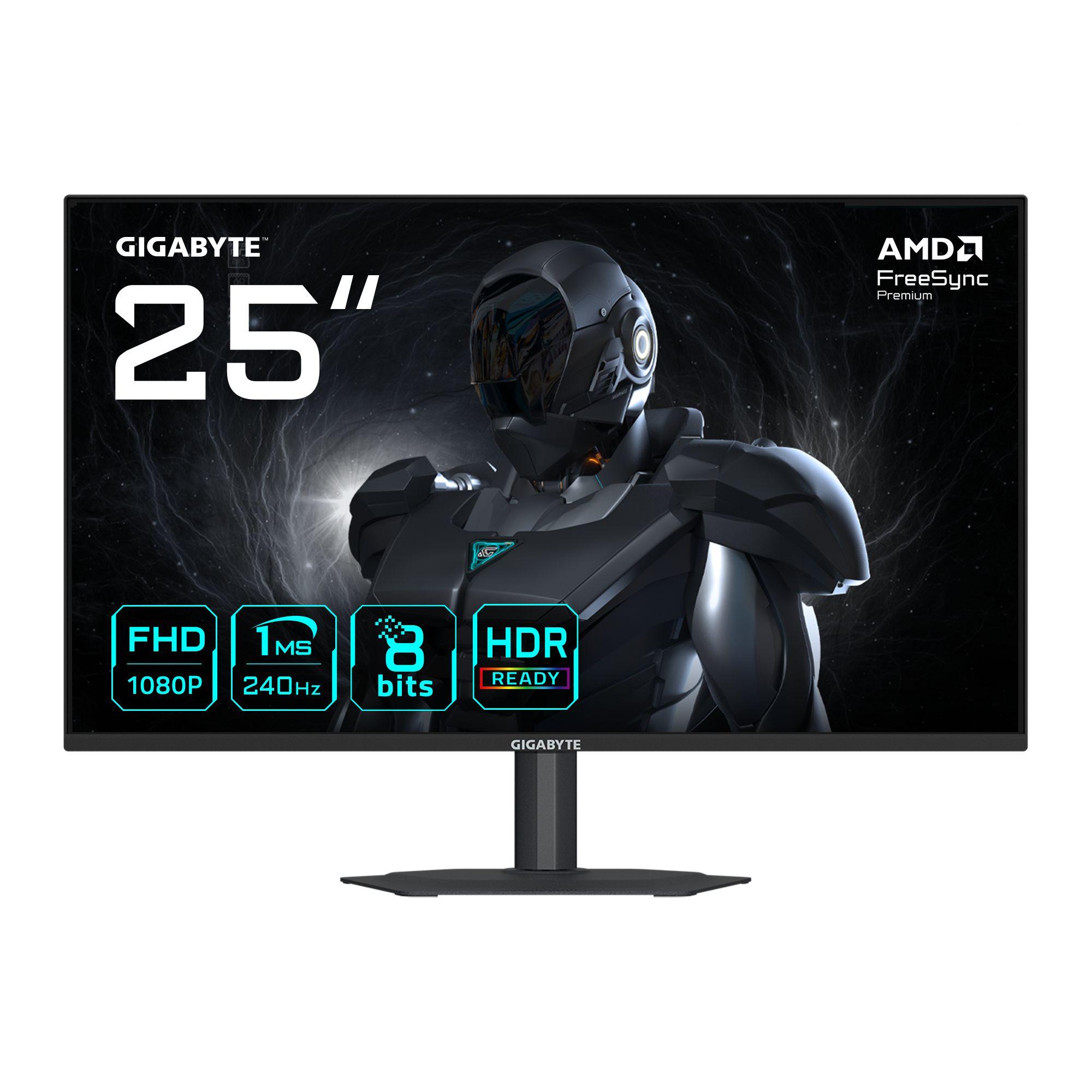Monitor GIGABYTE G25F2A (24,5" - SS-IPS - 240 Hz - Preto)