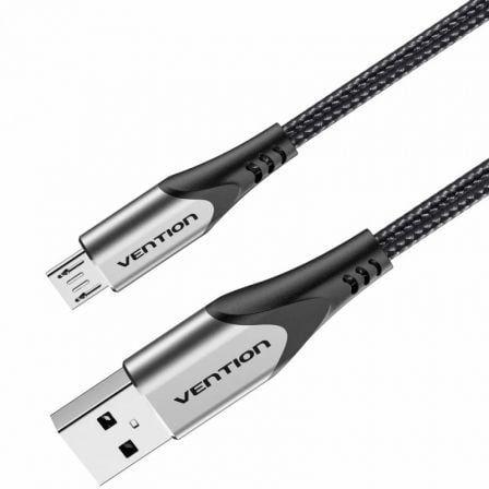 Cabo USB 2.0 VENTION COAHH (2 m - Micro-USB B - USB-A - Cinzento)