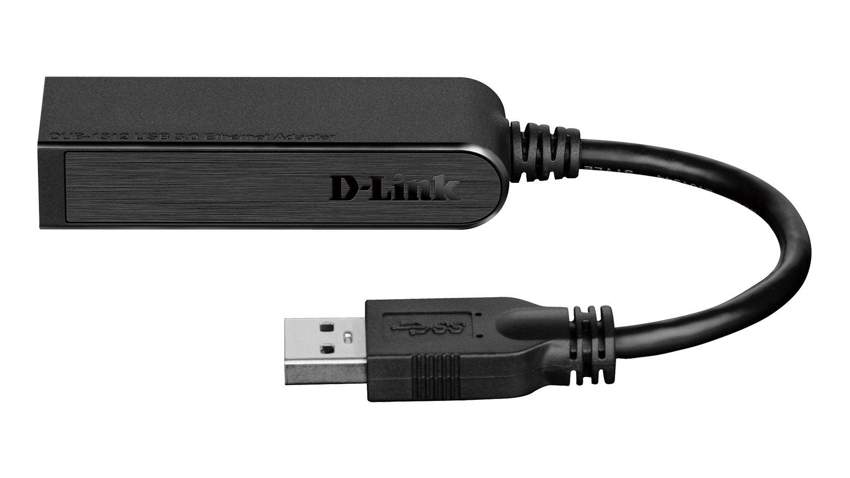 Adaptador de Rede USB D-LINK DUB-1312 (Ethernet - USB - 1000 Mbit/s - Preto)