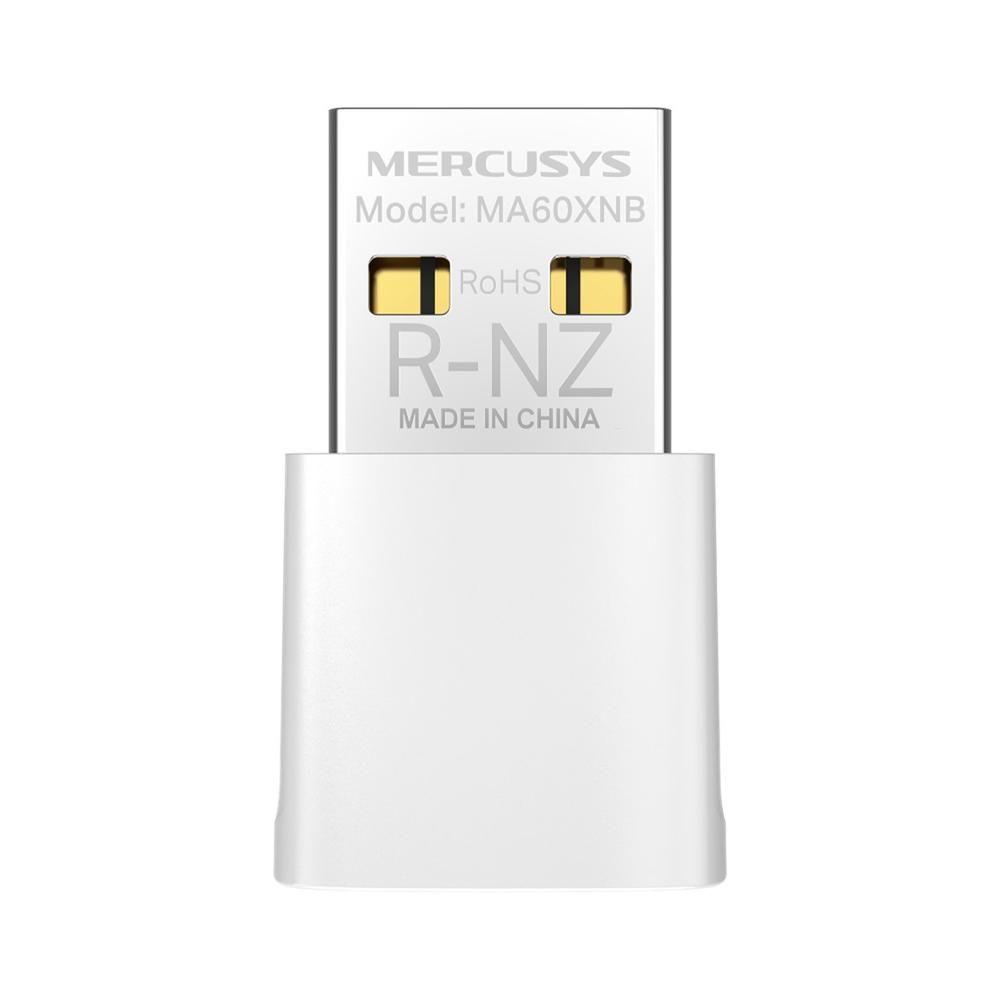 Adaptador USB Wi-Fi e Bluetooth MERCUSYS MA60XNB (Wi-Fi 6 AX900 - Gigabit Ethernet - Bluetooth 5.3)