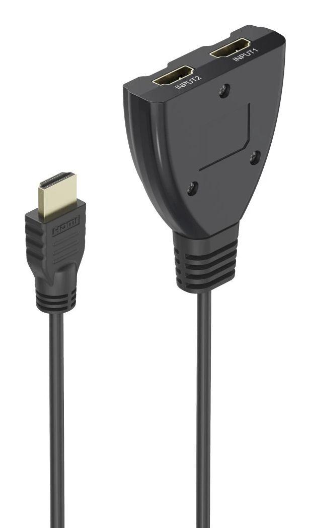 Comutador HDMI HAMA 00205323 (0,6 m - 60 Hz - Preto), miniatura 2