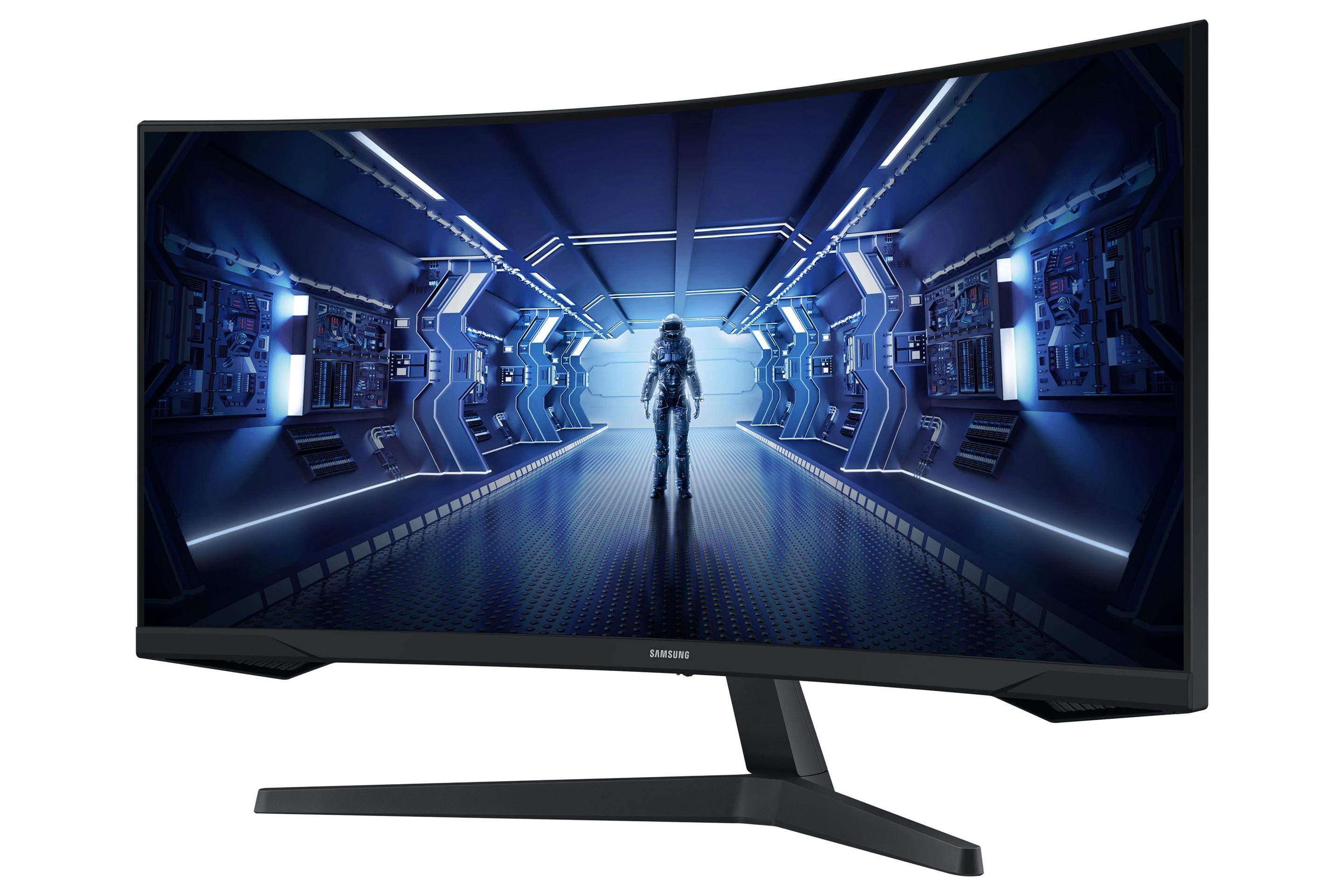 Monitor SAMSUNG Odyssey G5 LC34G55TWWPXEN (34" - VA - 165 Hz - Preto) — miniatura 3