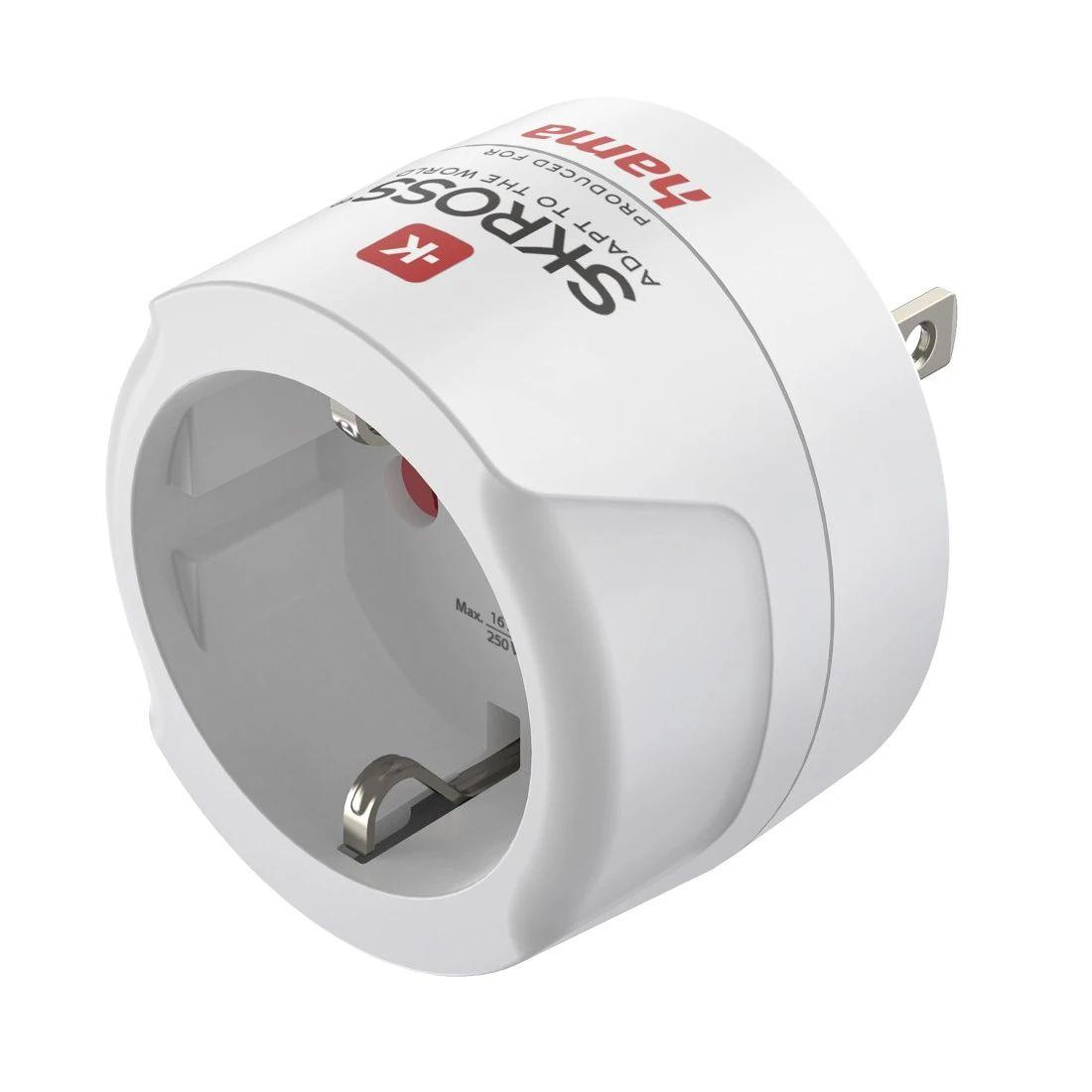 Adaptador de Corrente de Viagem HAMA 00223485 (Branco), miniatura 2