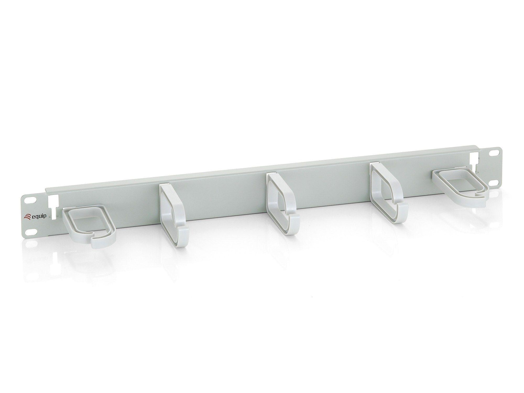 Painel de Gestão de Cabos EQUIP 327312 (19" - 1U - 5 anéis - Cinzento)