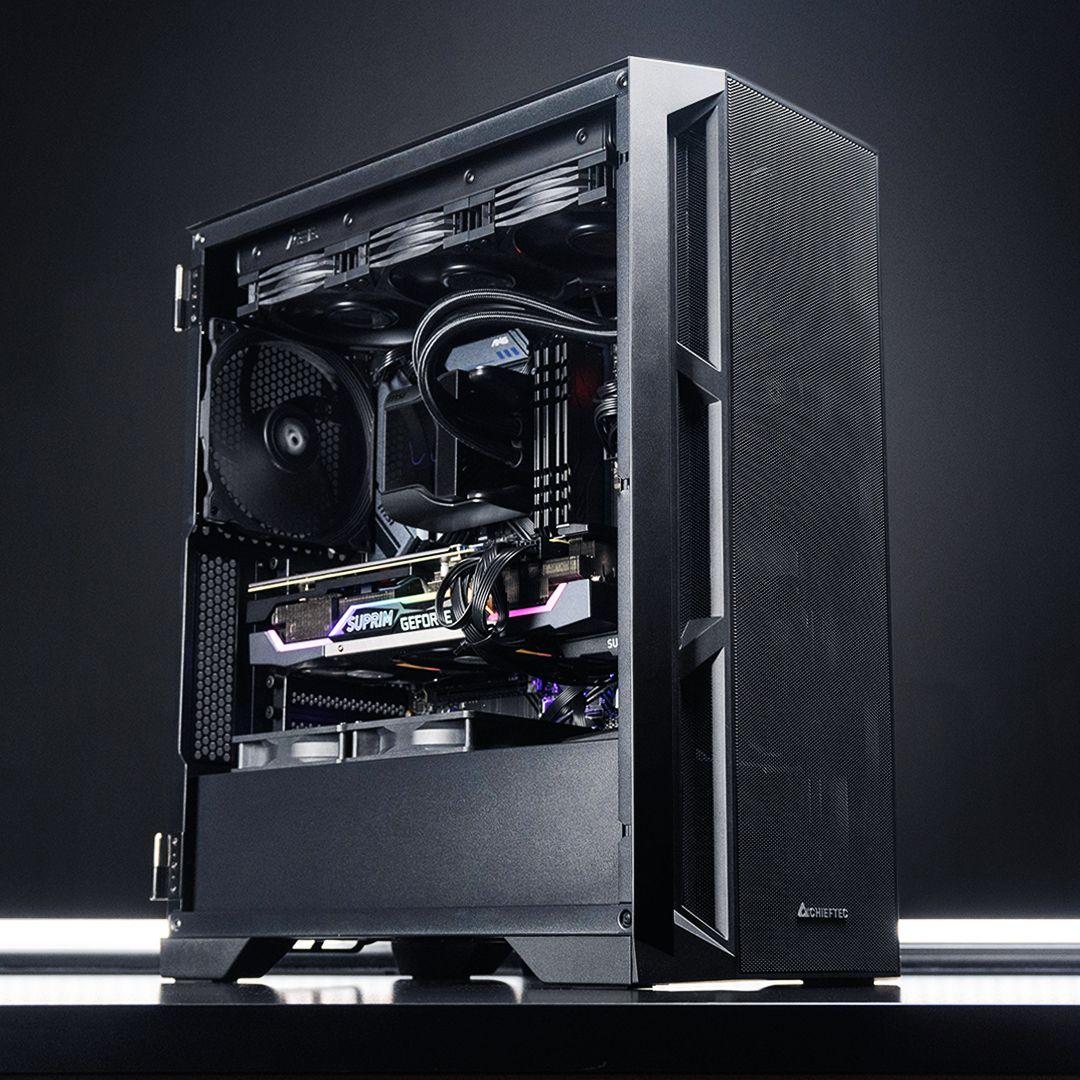 Caixa de Computador CHIEFTEC APEX AIR GA-01B-M-OP (Midi Tower - SPCC - 17,5 cm - Preto) — miniatura 10