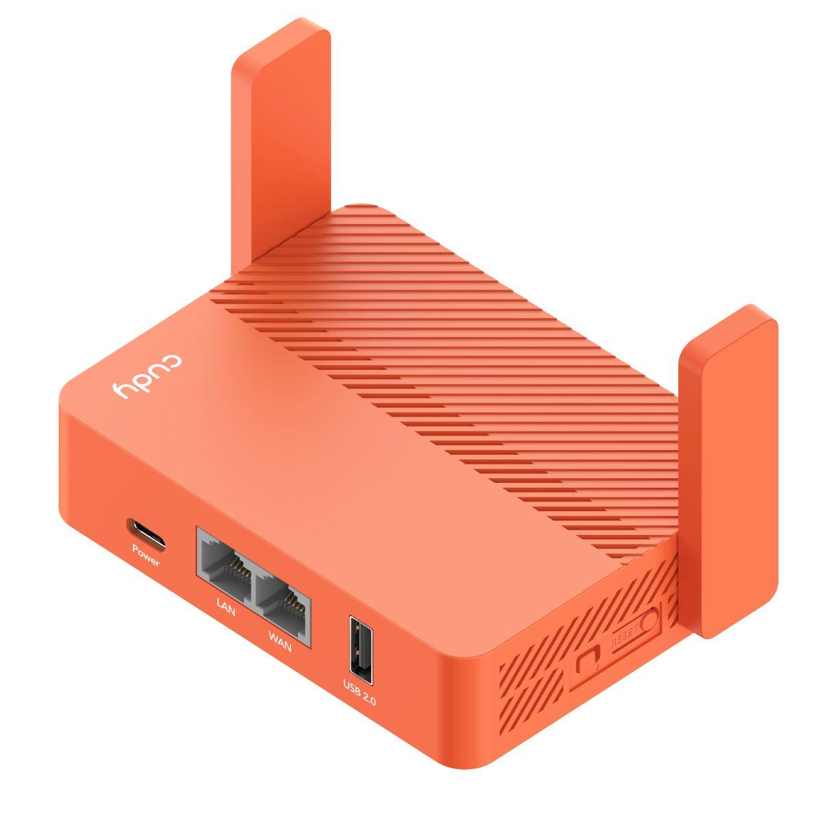 Router de Viagem CUDY TR1200 (Wi-Fi 5 - 867 Mbit/s - Dual-band - Laranja), miniatura 3