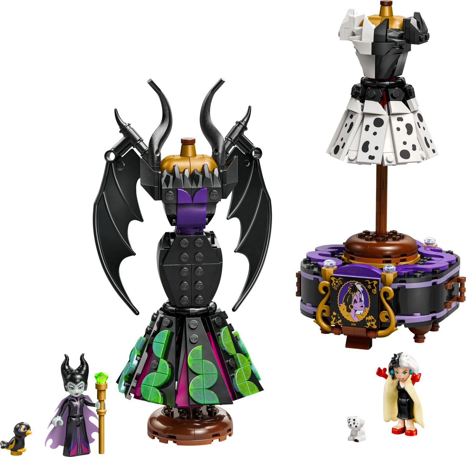 LEGO 43262 Disney Vestidos da Maléfica e da Cruella De Vil (9+ anos - 524 peças)