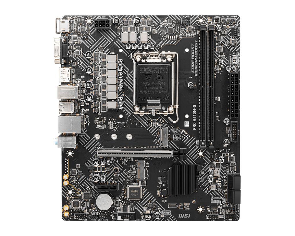 Motherboard MSI PRO H610M-G (LGA 1700 - Intel® Core™ i9 - micro ATX - Preto), miniatura 2