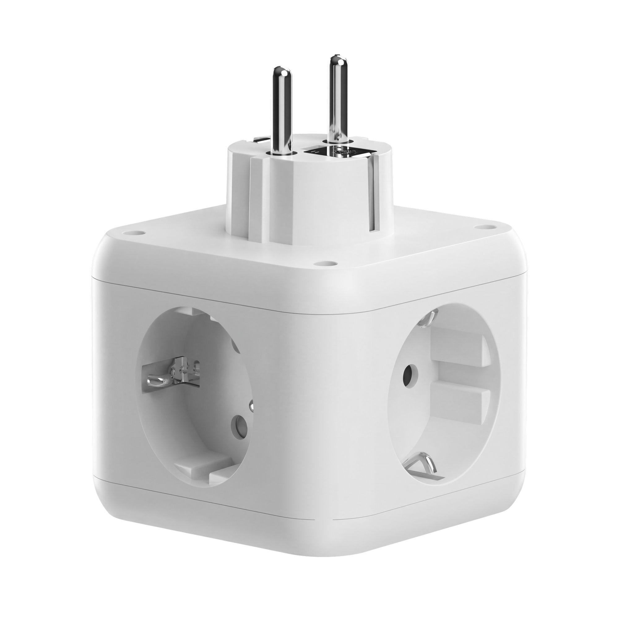 Carregador de Tomadas e USB MARS GAMING MDCUBE20W (3680 W - Branco), miniatura 4