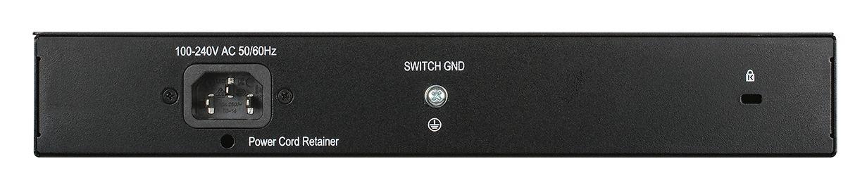 Switch D-LINK DGS-1008MP (Gigabit Ethernet - 0,192 MB - 16 Gbit/s - Preto) — miniatura 2