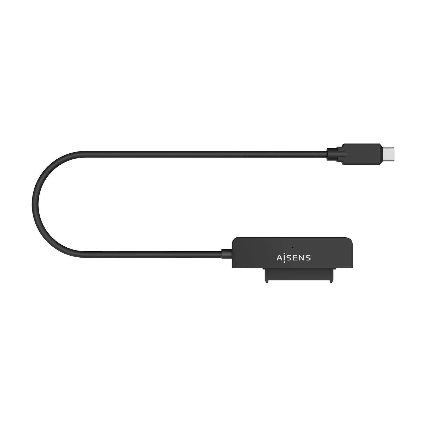 Adaptador SATA para USB-C AISENS ASE-25C04B (2,5 polegadas - Preto)
