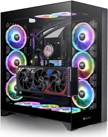 Caixa PC THERMALTAKE CTE E600 MX (ATX, EATX, micro ATX, Mini-ITX - Midi Tower - SPCC, vidro temperado - Preto)