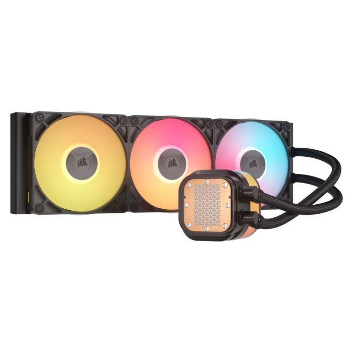 Refrigeração Líquida CPU CORSAIR iCUE LINK TITAN 360 RX RGB LCD (120 mm - 2100 RPM - 27 mm - Preto), miniatura 2