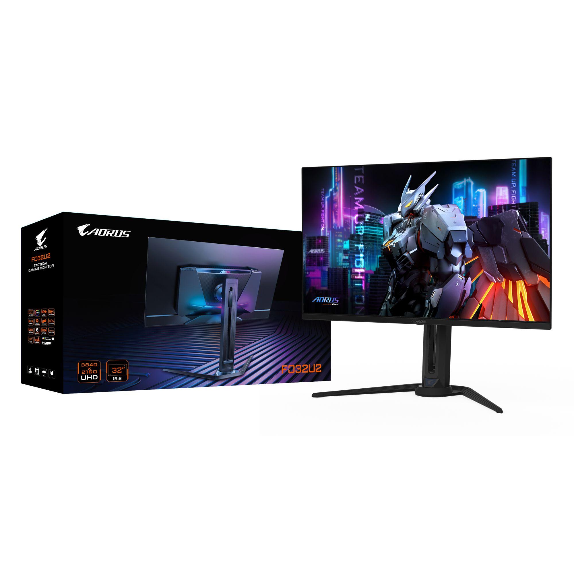Monitor GIGABYTE AORUS FO32U2 (31,5" - OLED - 240 Hz - Preto) — miniatura 6