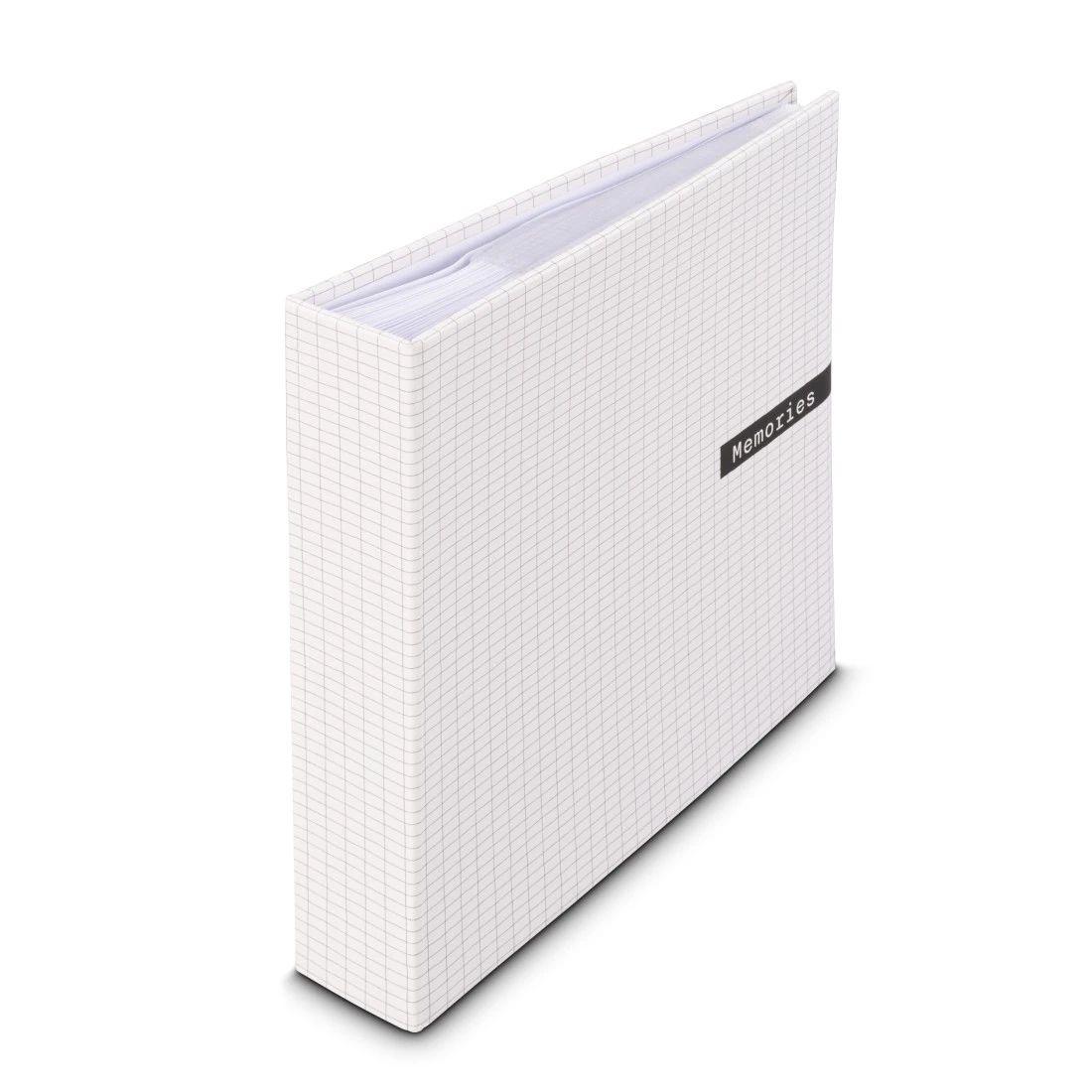 Álbum de Fotografias HAMA Designline II Check 7706 (Branco)