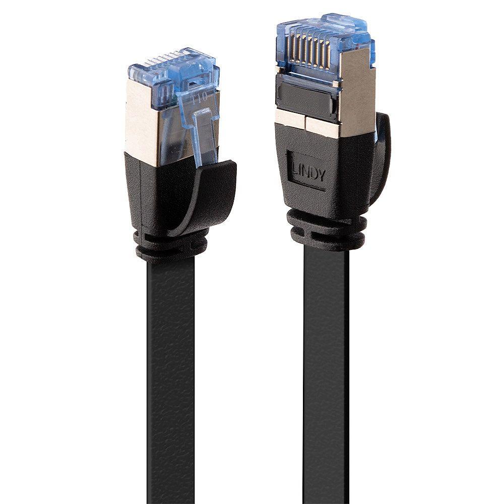 Cabo de Rede LINDY 47482 (2 m - Cat6A - RJ-45 - Preto)