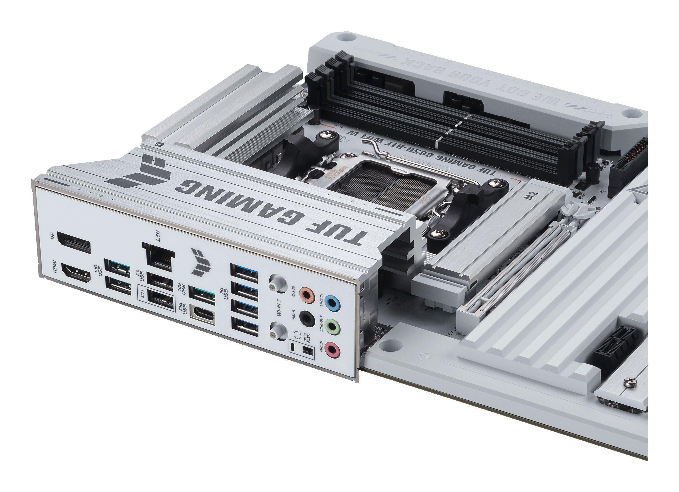 Motherboard ASUS TUF GAMING B850-BTF WIFI W (AM5 - ATX - Duplo canal - Branco), miniatura 13