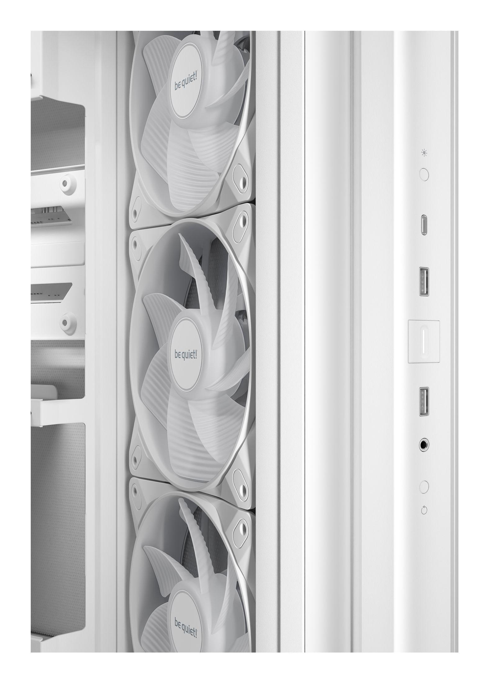 Caixa PC BE QUIET Light Base 500 LX (ATX, micro ATX, Mini-ITX - ATX, PS2 - Midi Tower - Branco) — miniatura 5