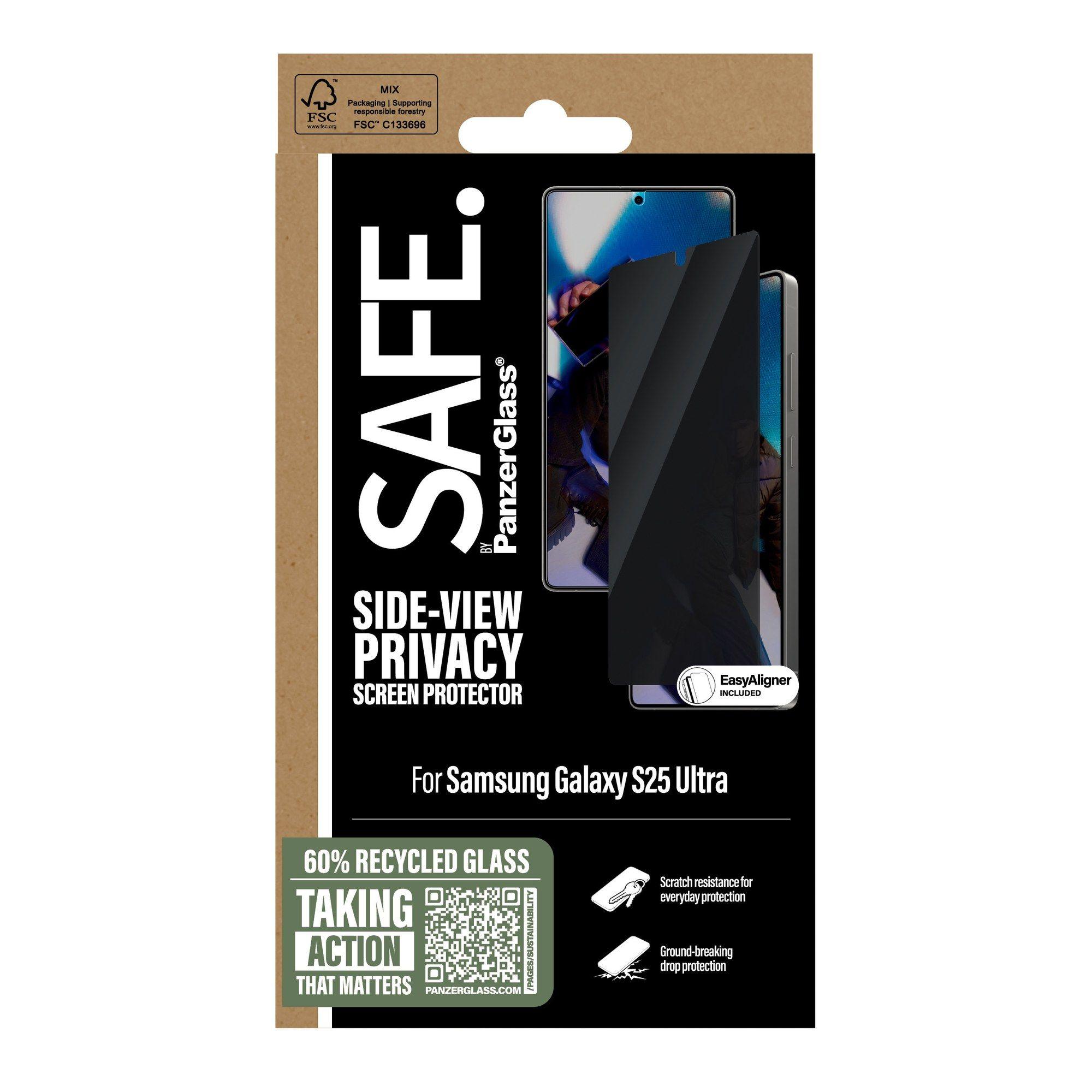 Película de Privacidade PANZERGLASS SAFE. by PanzerGlass Ultra-Wide Fit (Samsung Galaxy S25 Ultra - Samsung - Transparente) — miniatura 3