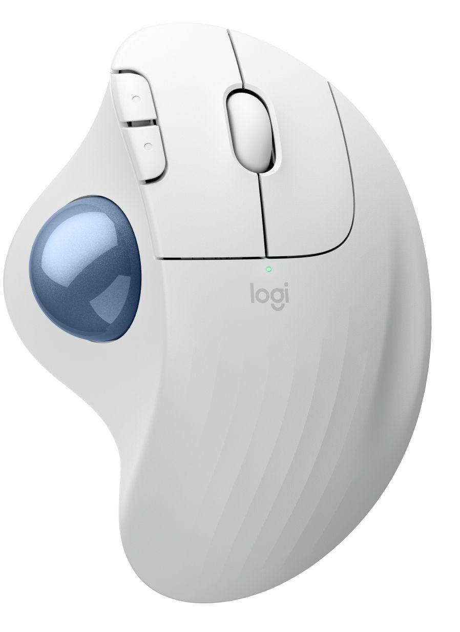 Rato LOGITECH ERGO M575S (Mão direita - 2000 DPI - Trackball - Azul e Branco)