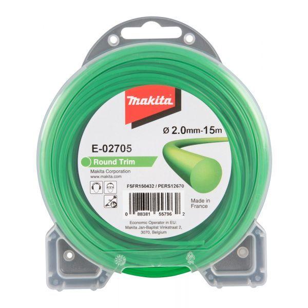 Fio de Nylon Redondo para Roçadeira MAKITA E-02705 (Verde), miniatura 3