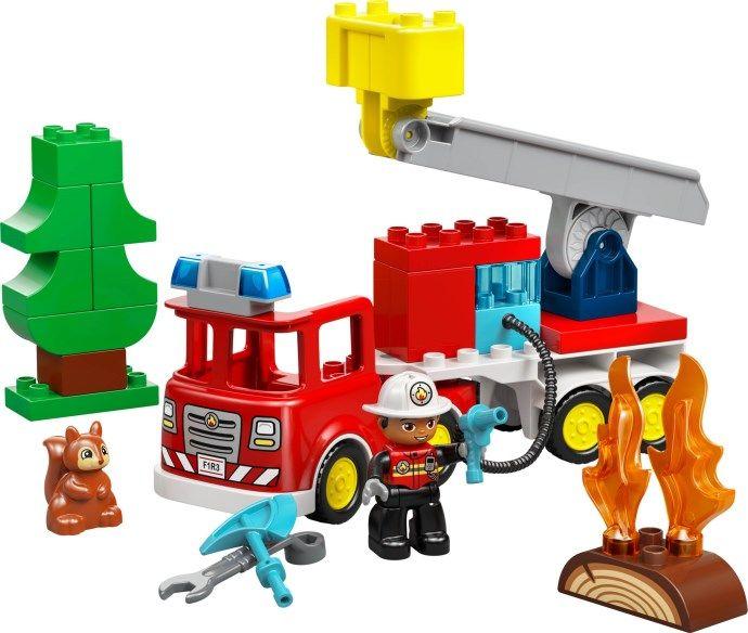 LEGO 10473 Duplo Camião dos Bombeiros com Mangueira e Bombeiro (2+ anos - 28 peças) — miniatura 2