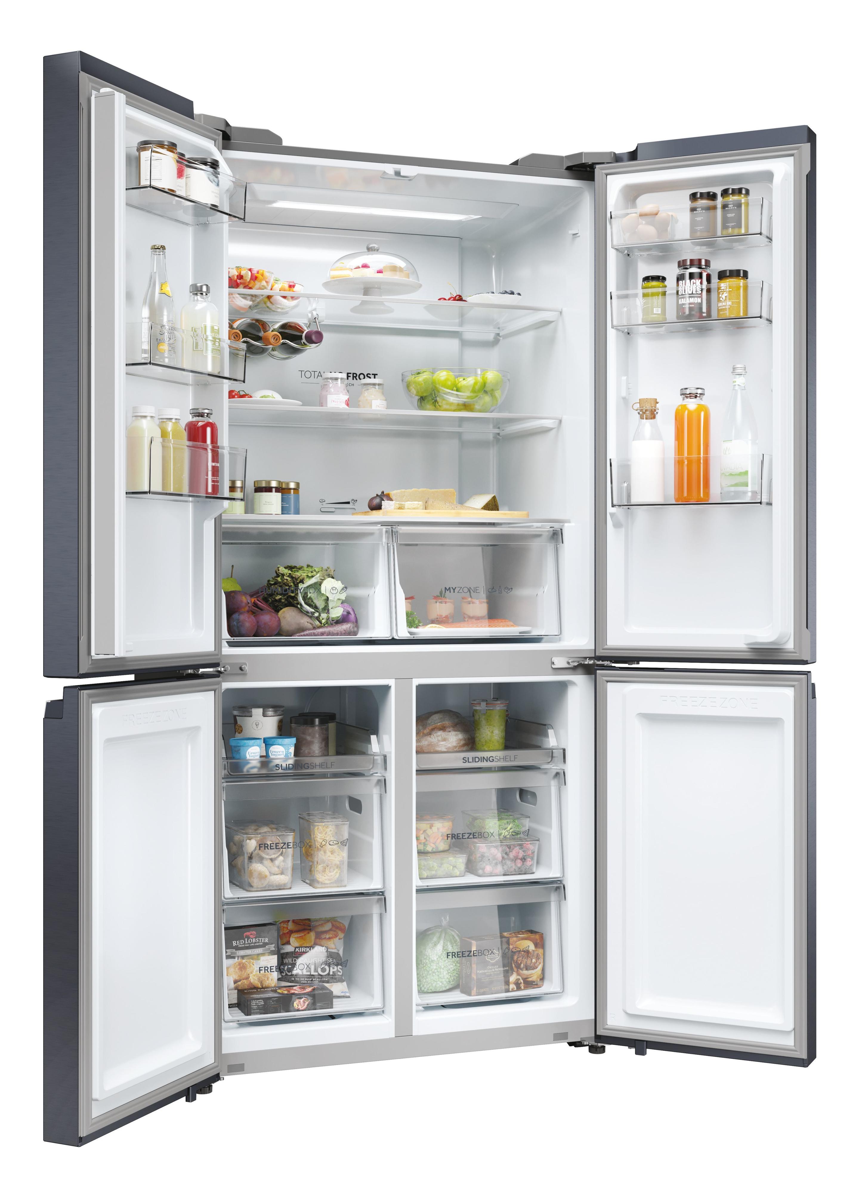 Frigorífico Americano Independente HAIER HCR5919ENMB (528 l - 190x90,8x64,8 cm - 91 cm - Preto Escovado) — miniatura 4