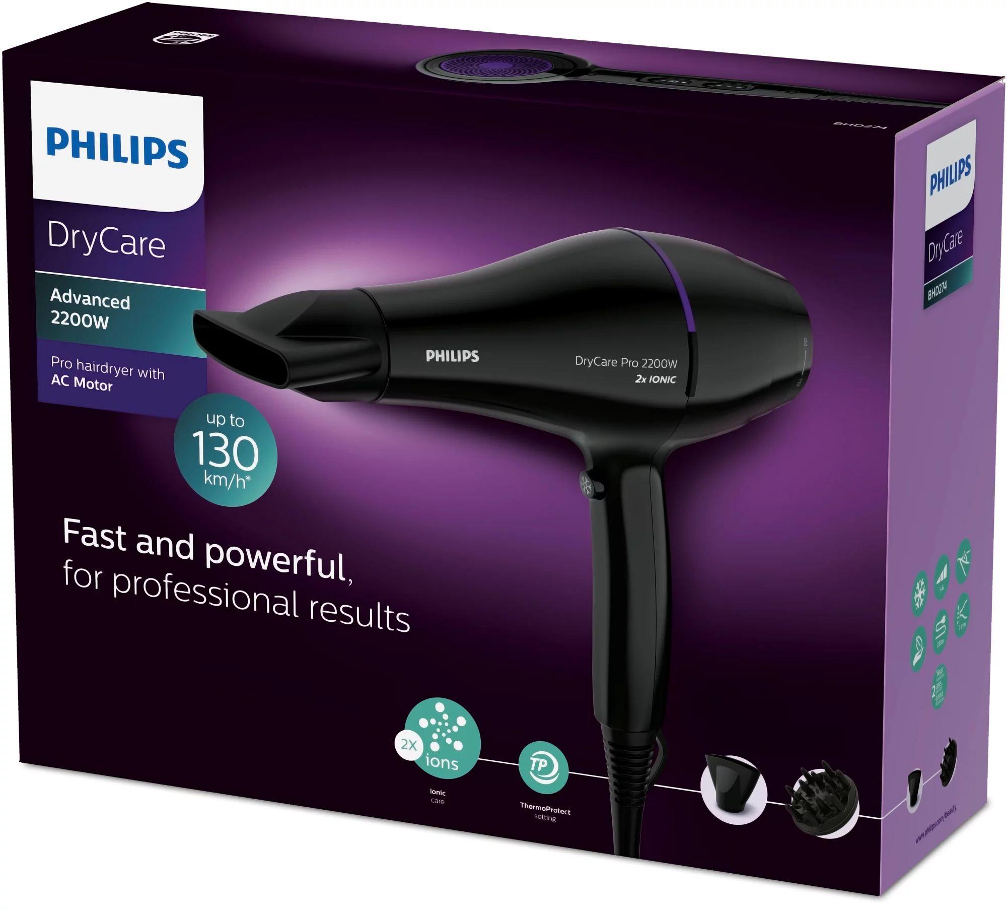 Secador de Cabelo PHILIPS BHD274/00 (Preto) — miniatura 2